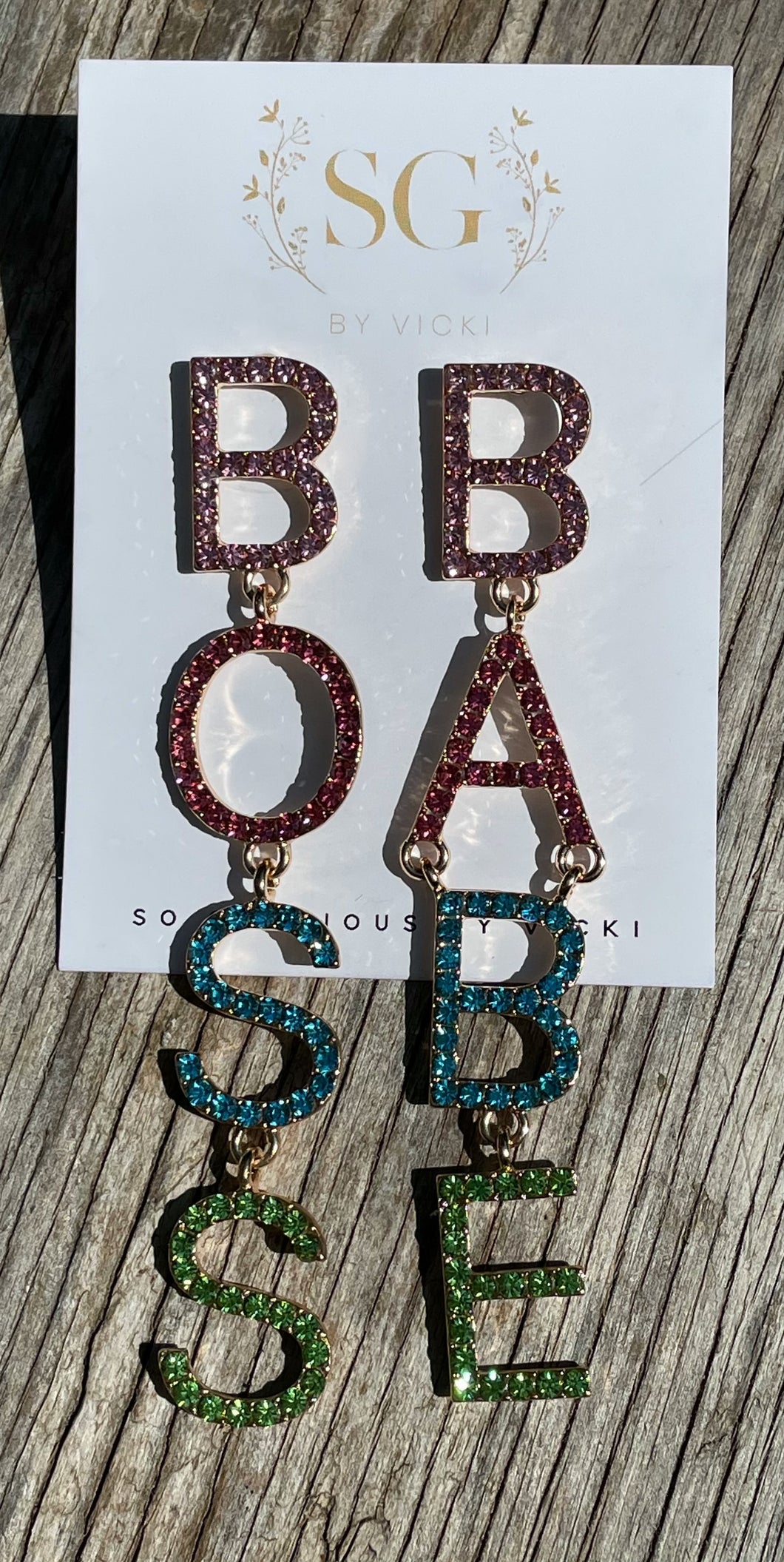 Boss Babe Color Earrings